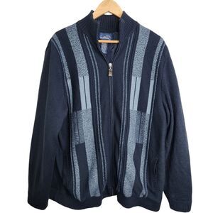 VTG 90s Arnold Palmer Jacket Size L Full Zip Front soft sweater Golf